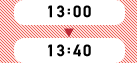 13:00～13:40