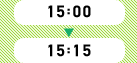 15:00～15:15