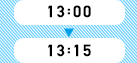 13:00～13:15