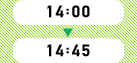 14:00～14:45