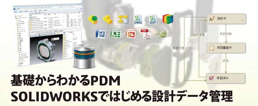 基礎からわかるPDM  SOLIDWORKSではじめる設計データ管理
