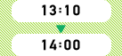13:10～14:00