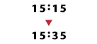 15:15～15:35