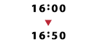 16:00～16:50