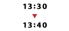 13：30～13：40