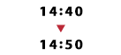14：40～14：50