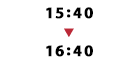 15：40～16：40