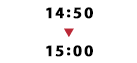 14：50～15：00