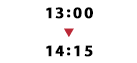 13：00～14：15